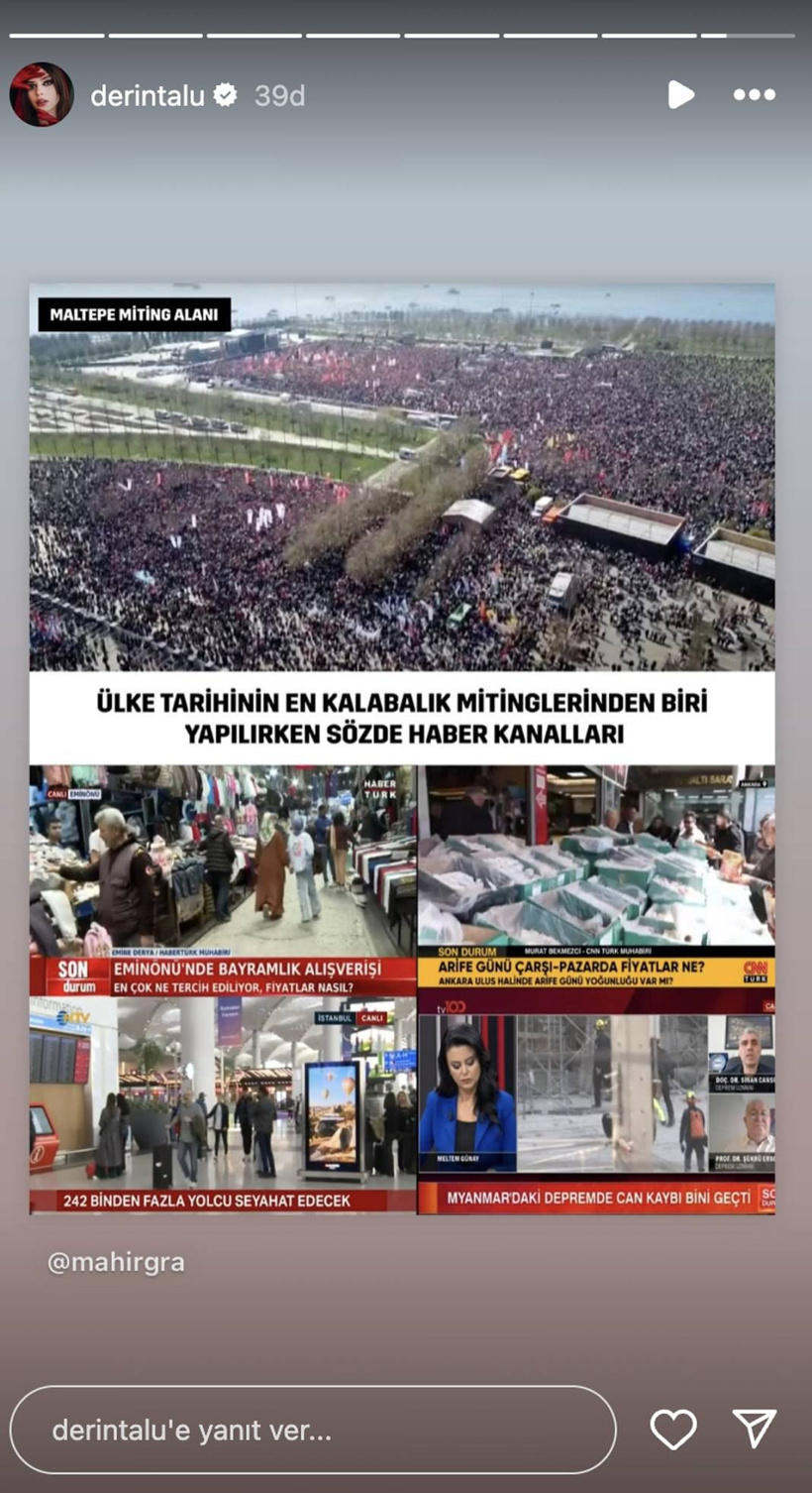 İstanbul'daki dev mitingde ünlüler de yer aldı: Sosyal medyada destek paylaşımları yağdı - Fotoğraf: 21